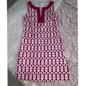 Pink and White patterned dress! Never been worn!